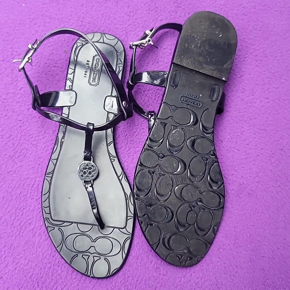 Coach pansy flat sandals - Picture 4 of 9